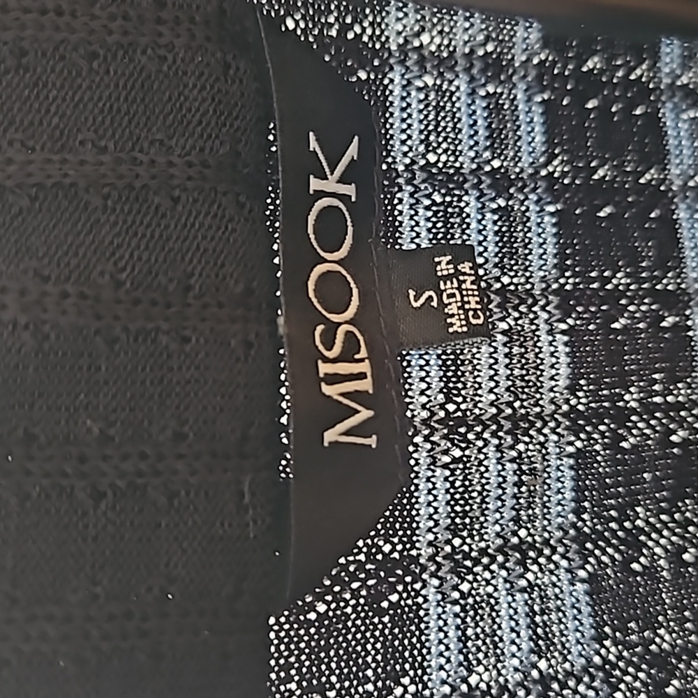 Misook Ribbed Digital Pattern Knit Duster Jacket.… - image 4